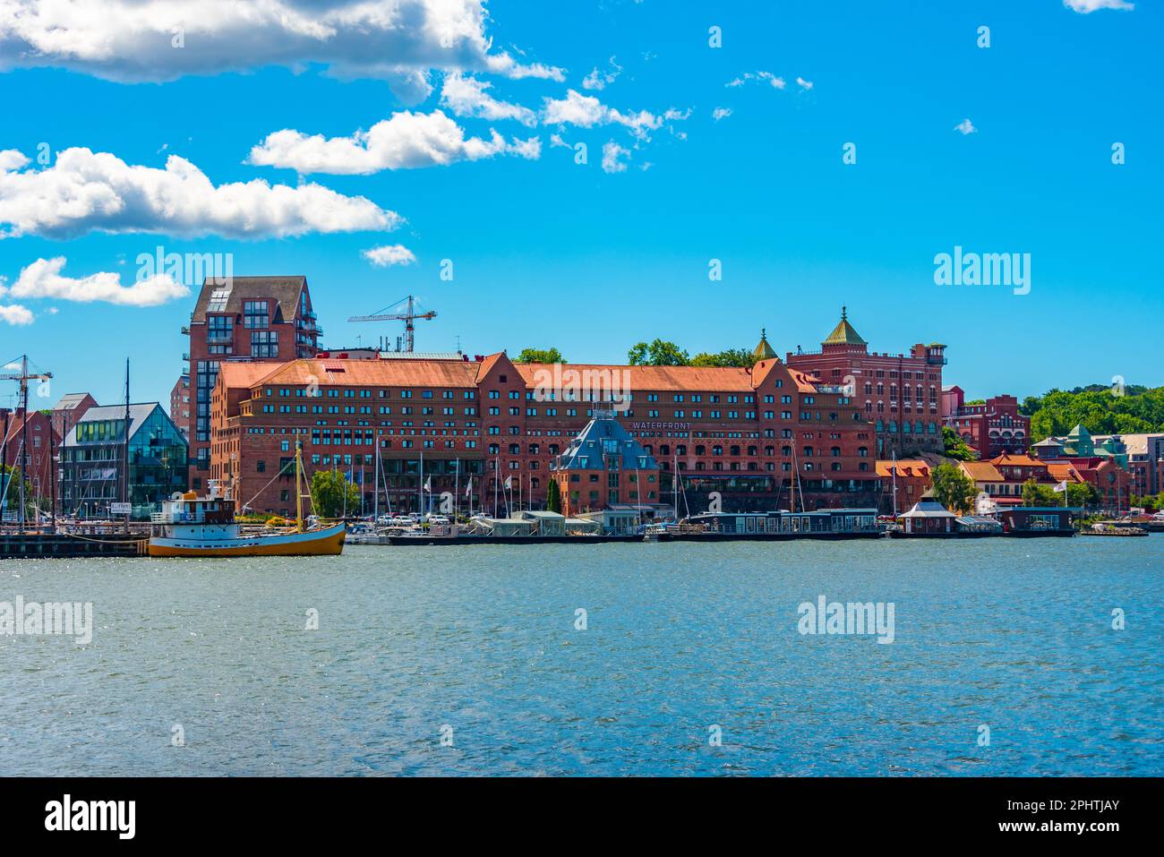Waterfront in the port of Göteborg, Sweden Stock Photo - Alamy
