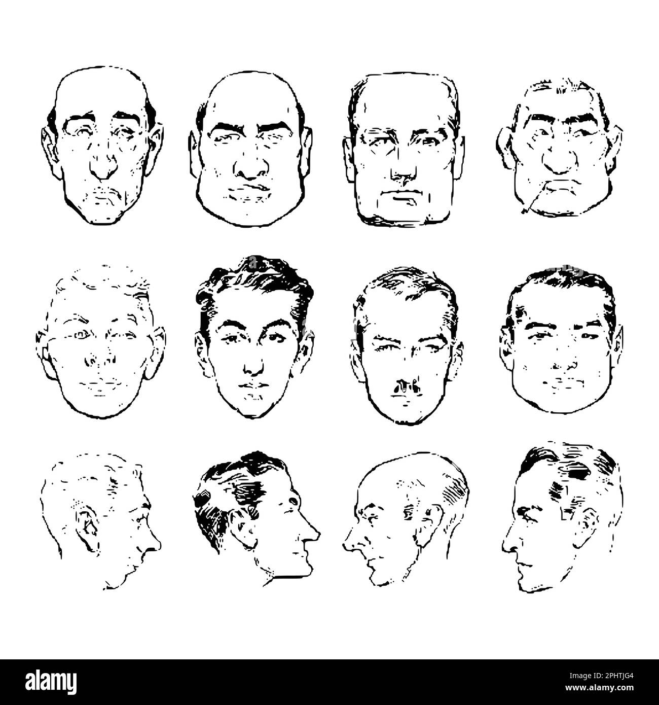 Формы мужских голов. Форма черепа физиогномика. Типы головы. Разные формы головы. Формы головы человека виды.