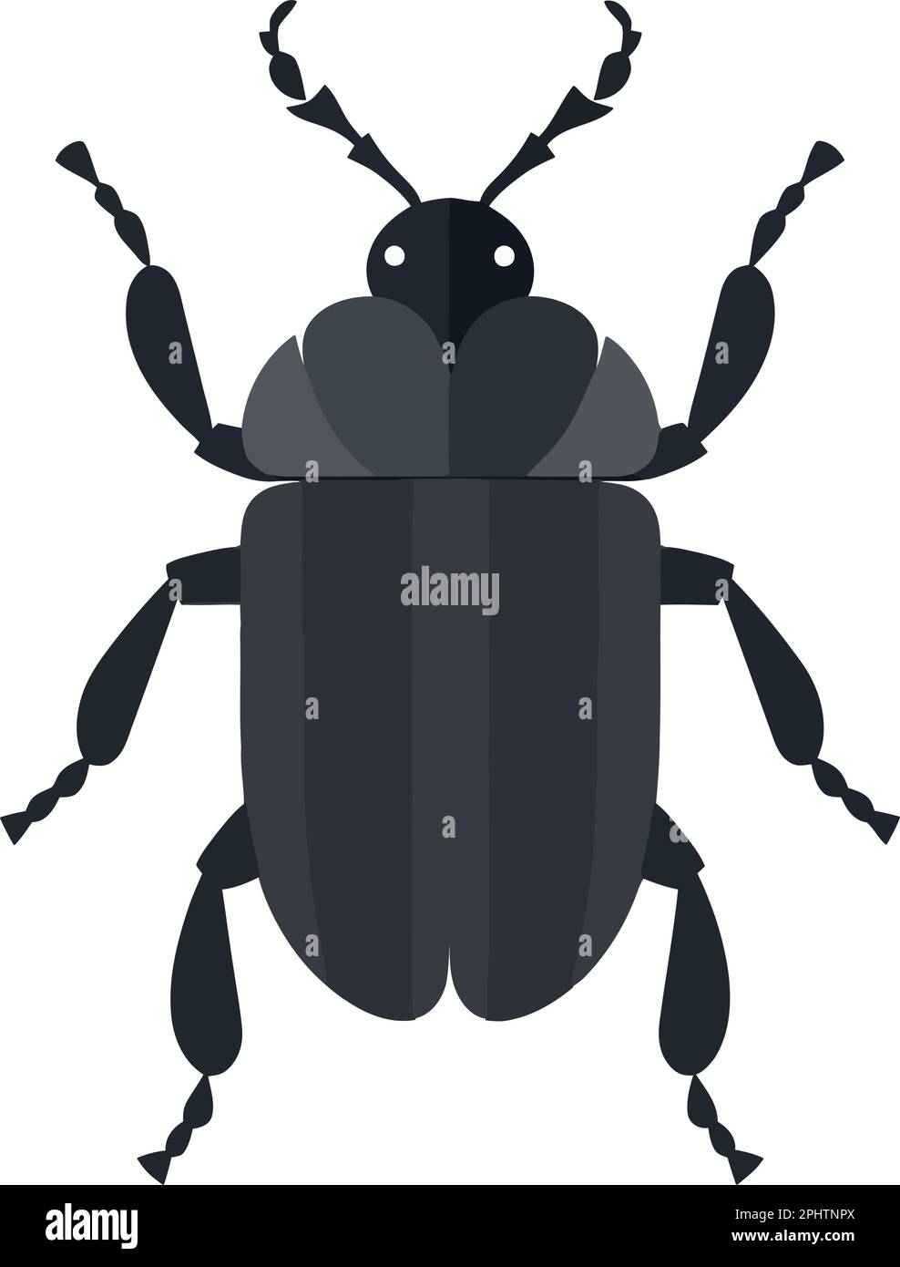 Small scarab beetle silhouette Stock Vector Image & Art - Alamy