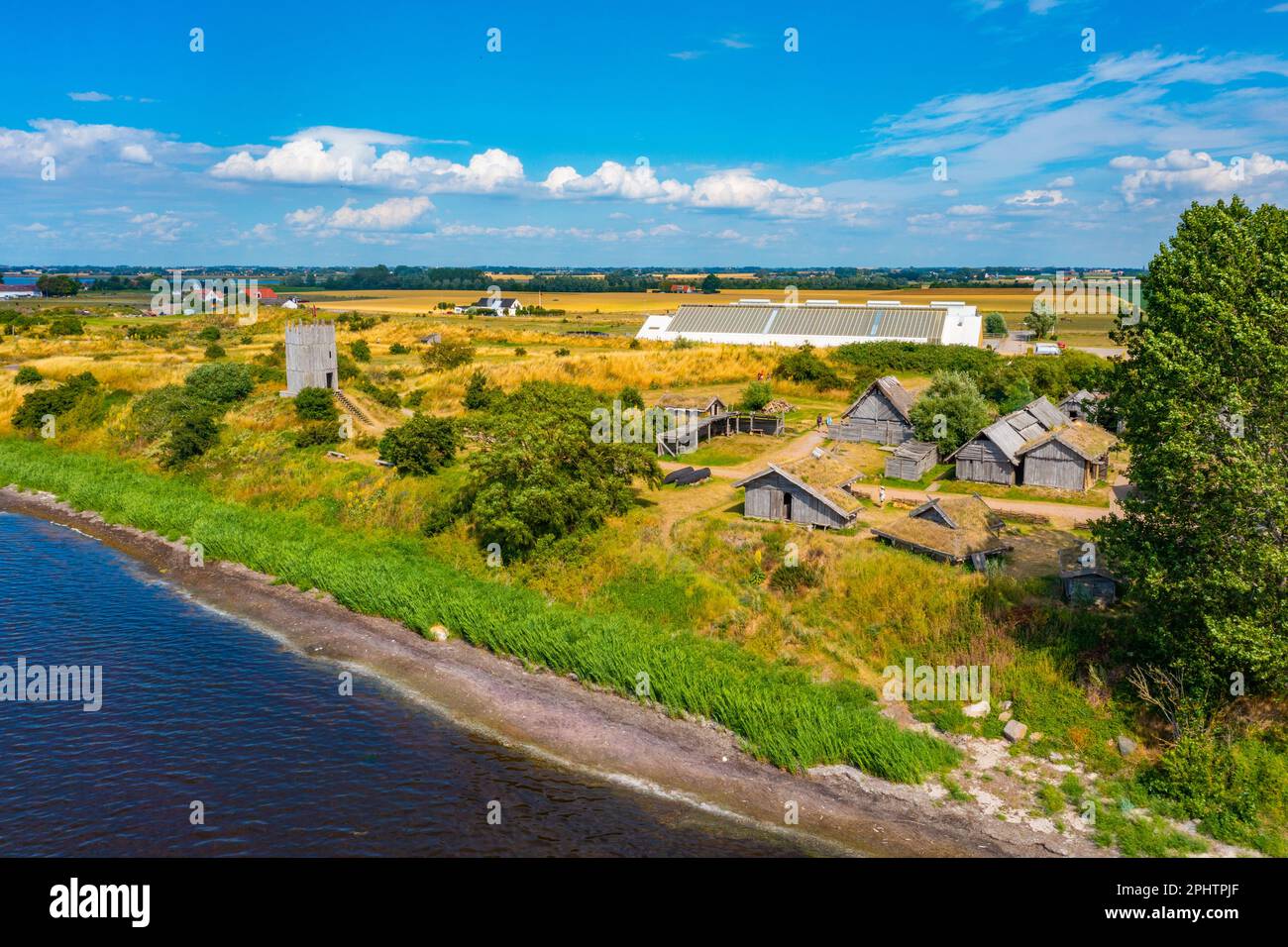 Aerial view of Foteviken museum in Sweden Stock Photo - Alamy