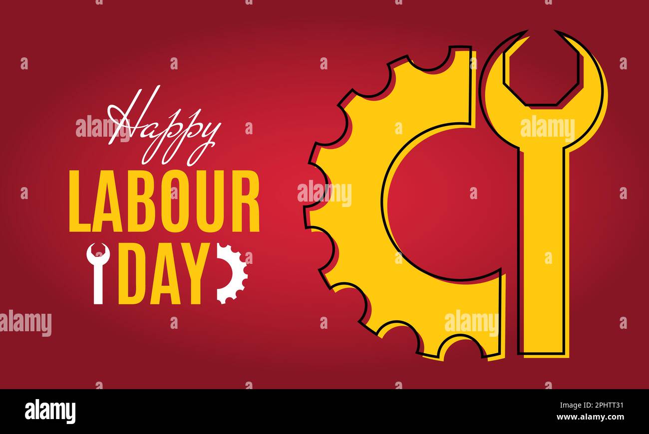 International Labour Day Poster. 1st May Worker s Day. Vector Stock