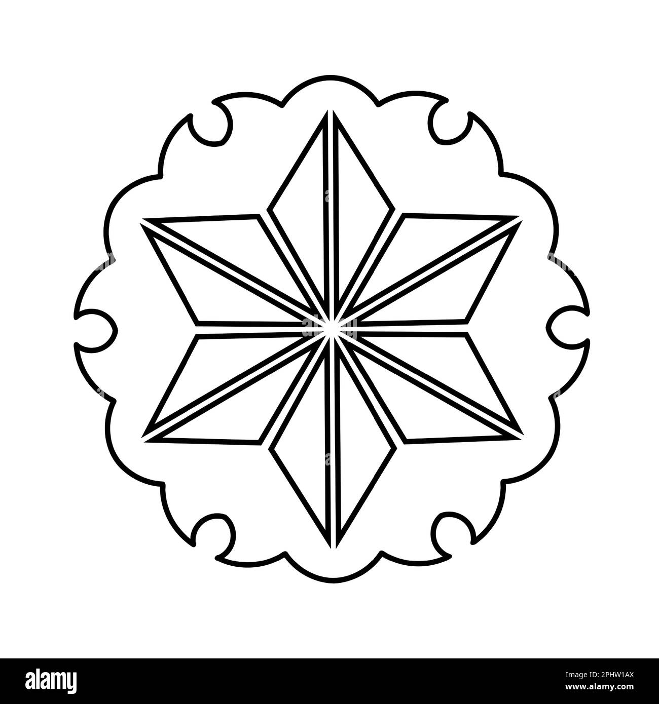 Asanoha vector vectors hi-res stock photography and images - Alamy
