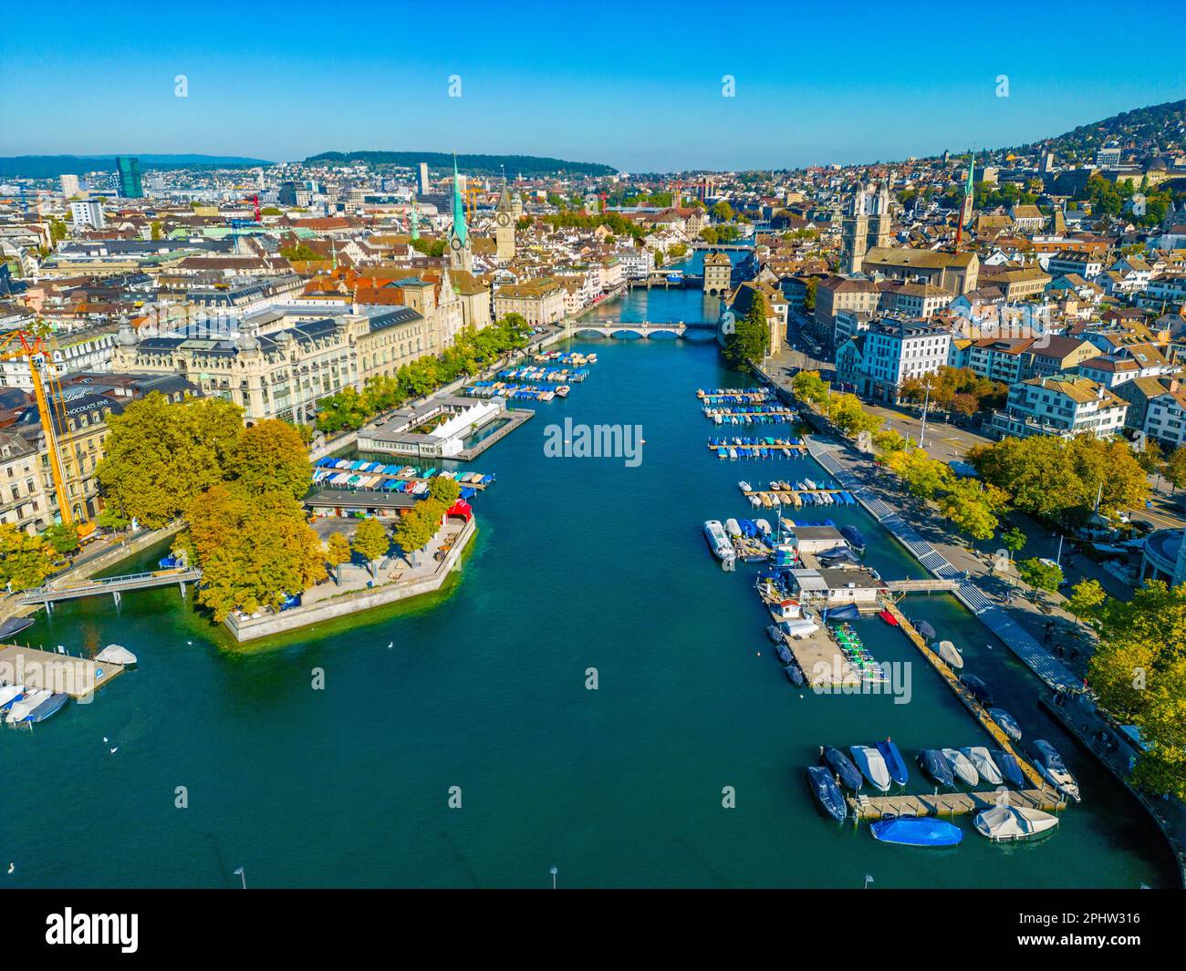 Zürich town hall aerial hi-res stock photography and images - Alamy