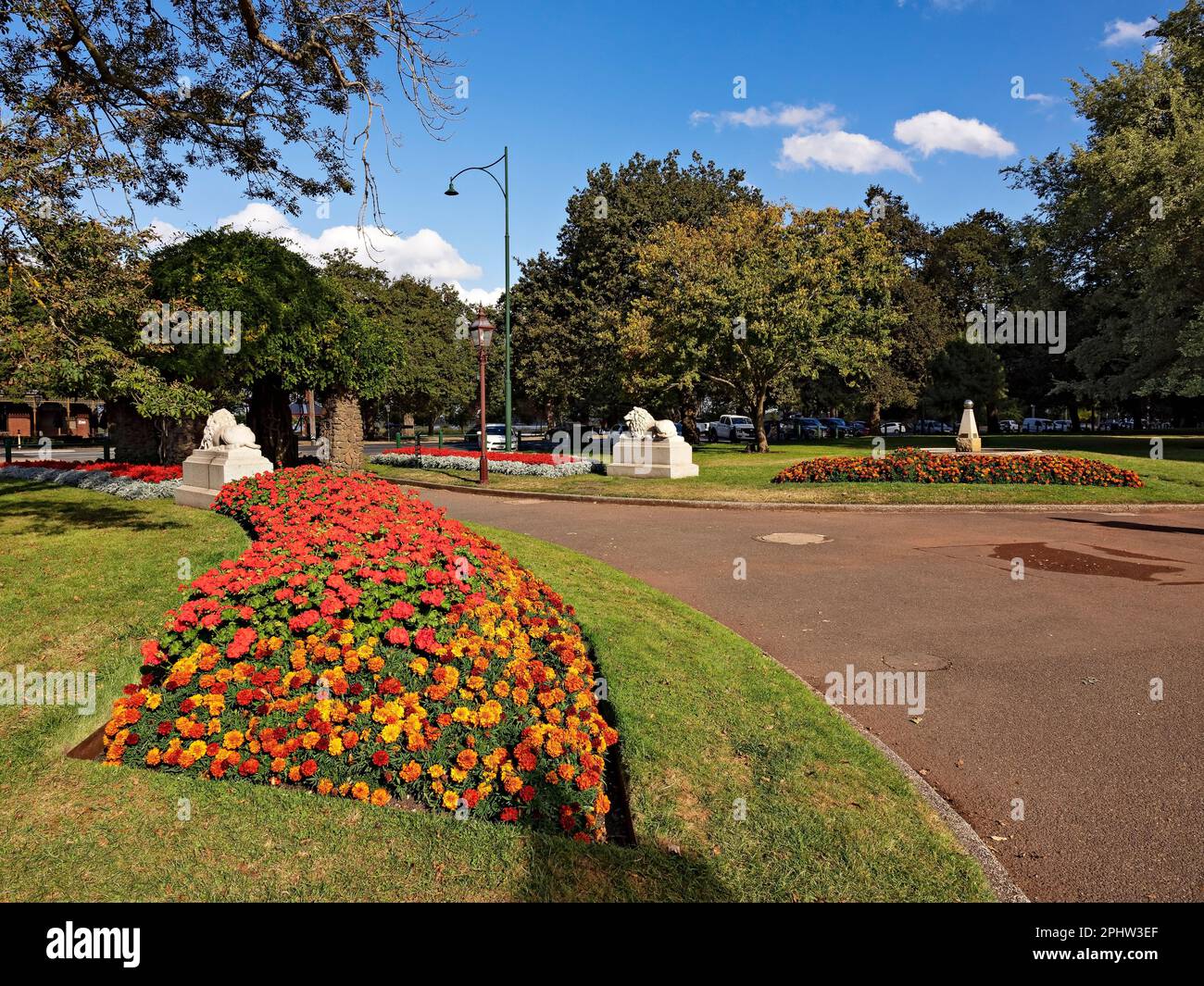 Ballarat Australia / Ballarat Botanical Gardens in full bloom Stock