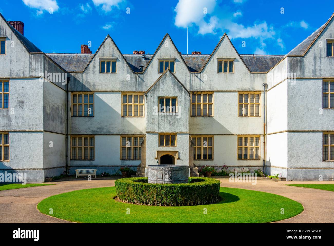 St. Fagans Castle near Welsh capital Cardiff. Stock Photo