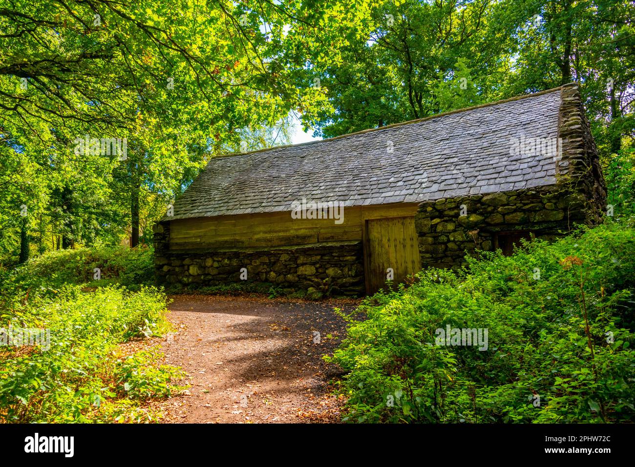 Historical houses at St. Fagans National Museum of History Stock Photo ...