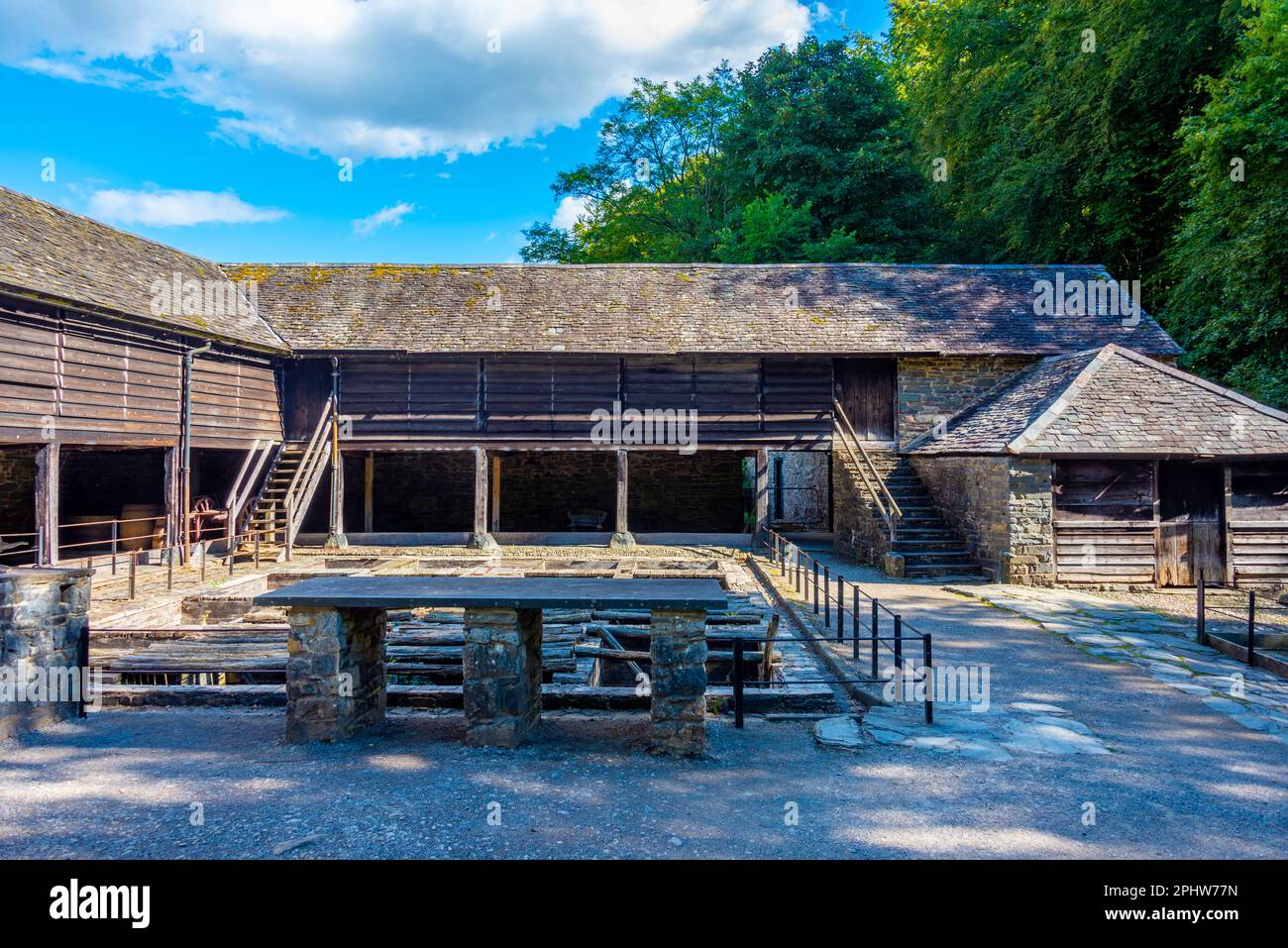 Rhaeadr Tannery at St. Fagans National Museum of History. Stock Photo