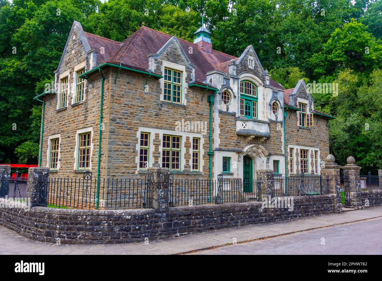 Historical urban houses at St. Fagans National Museum of History Stock ...