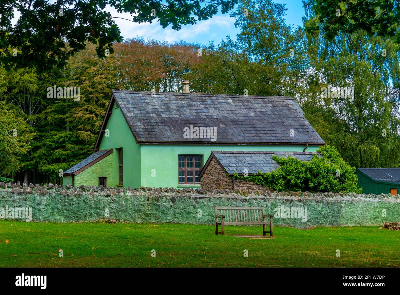 Historical houses at St. Fagans National Museum of History Stock Photo ...