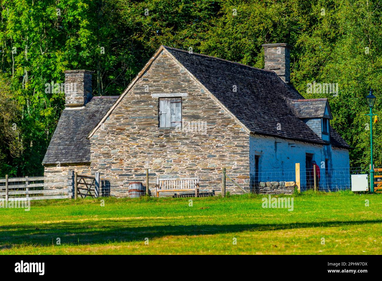 Historical houses at St. Fagans National Museum of History Stock Photo ...