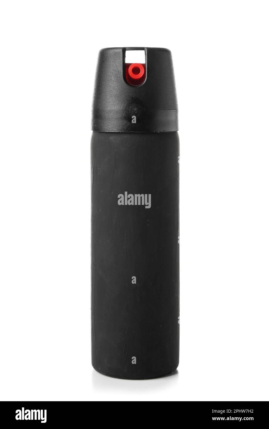 Pepper spray on white background Stock Photo Alamy
