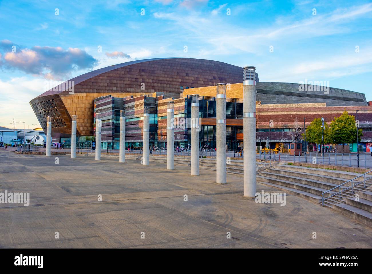 Fun fair at Roald Dahl Plass, Cardiff Bay, Cardiff, Wales Stock Photo -  Alamy