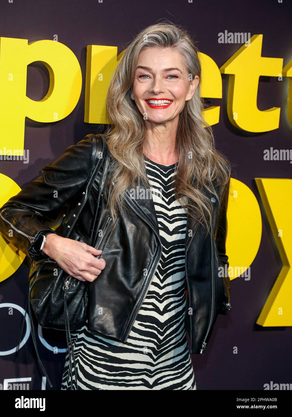 Model Paulina Porizkova attends the premiere of "Pretty Baby: Brooke