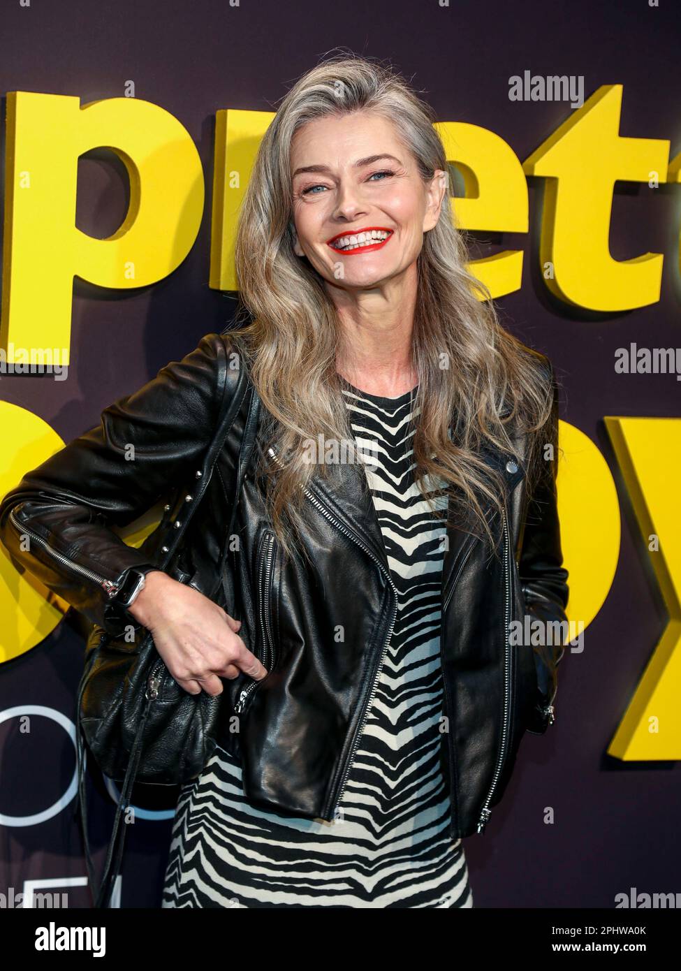 Model Paulina Porizkova attends the premiere of "Pretty Baby: Brooke