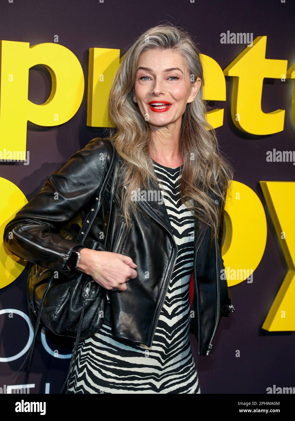 Model Paulina Porizkova attends the premiere of "Pretty Baby: Brooke