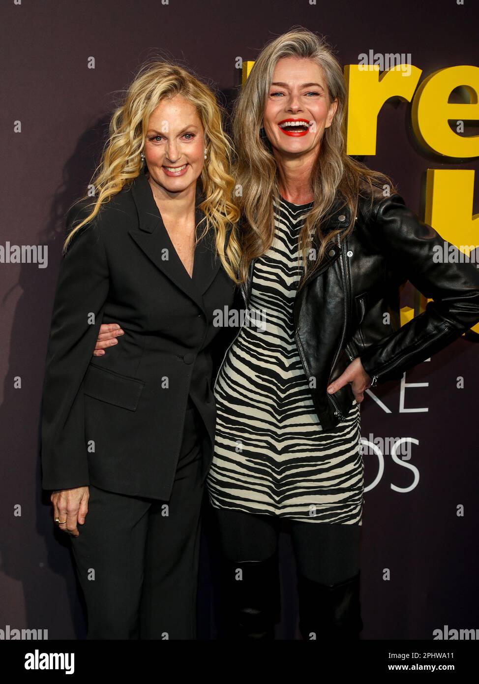 Executive Producer Ali Wentworth, left, and model Paulina Porizkova