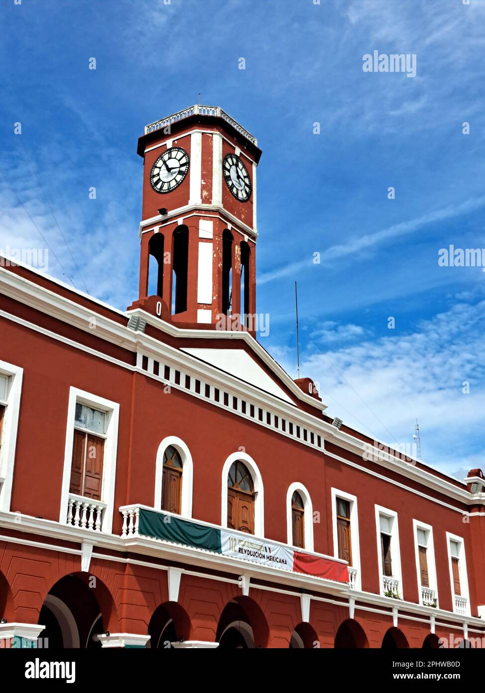 Motul, Yuacatan, Mexico - Nov 22 2022: Downtown of the mexican town ...