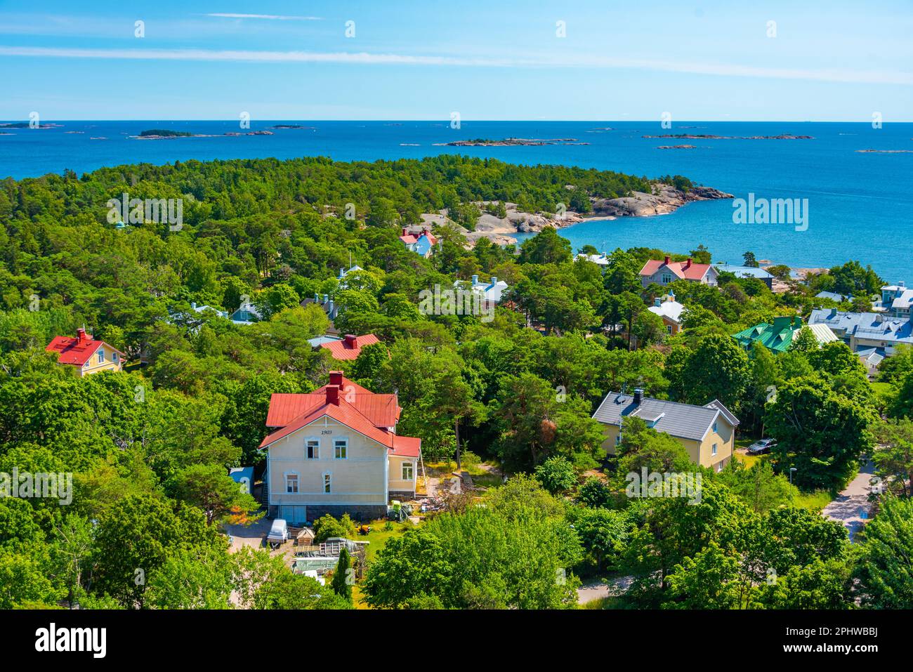 Aerial View Of Colorful Timber Houses In Hanko Finland Stock Photo Alamy aerial-view-of-colorful-timber-houses-in-hanko-finland-stock-photo-alamy