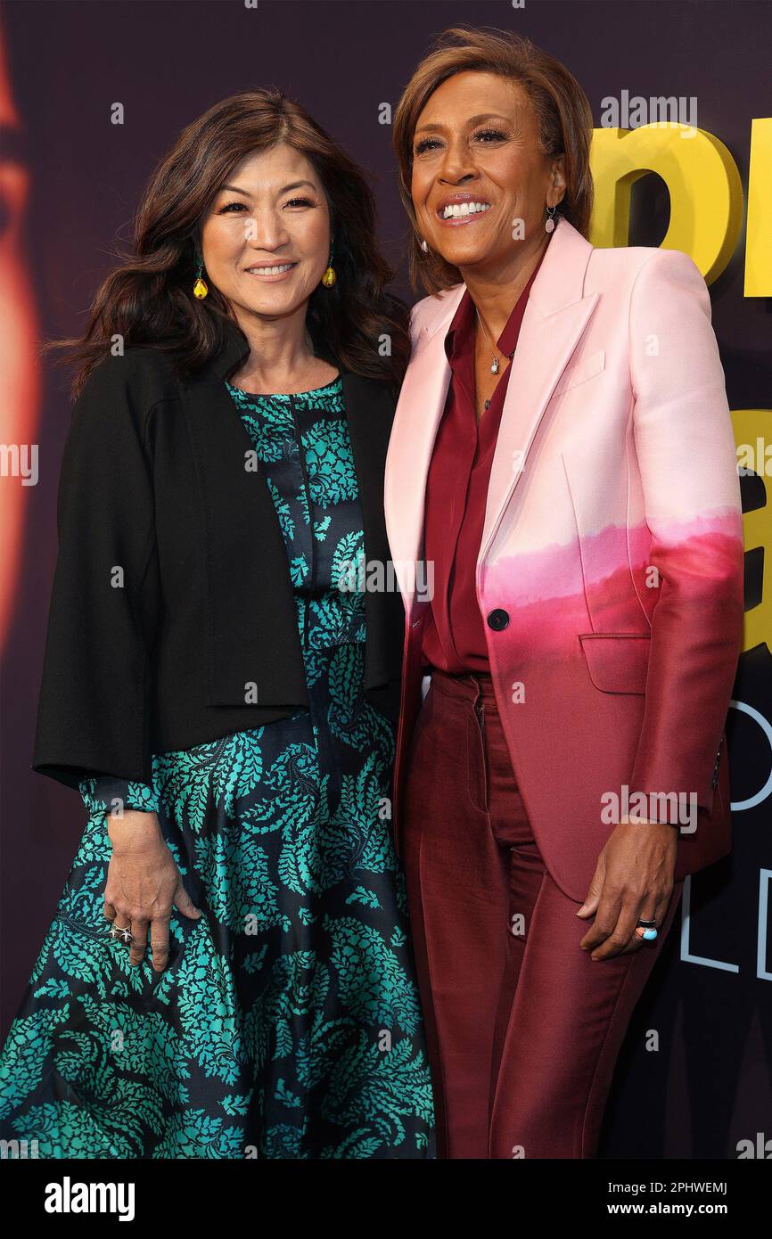 New York, NY, USA. 29th Mar, 2023. Juju Chang, Robin Roberts at