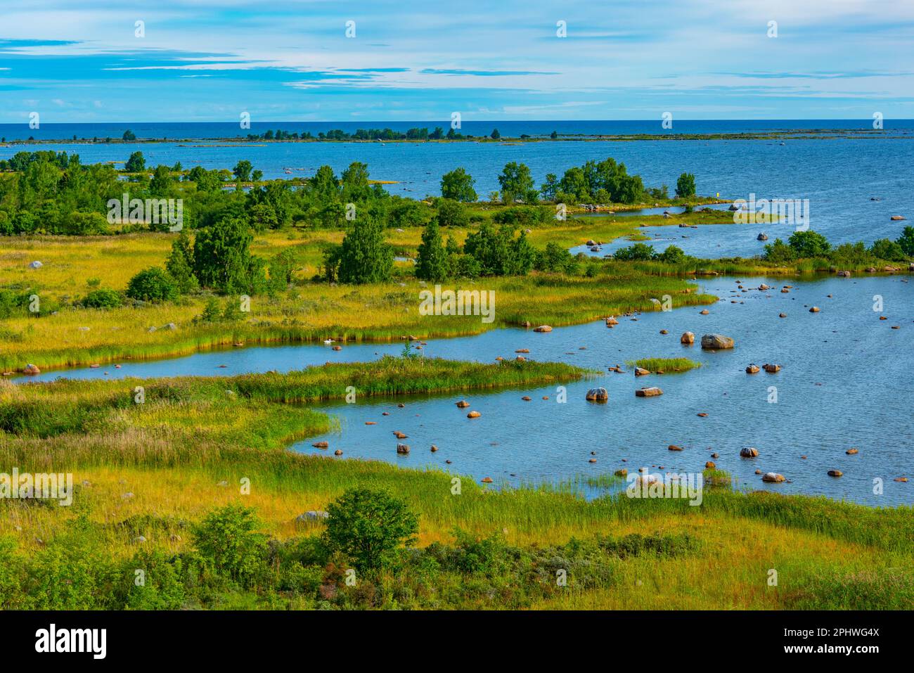 panorama-view-of-kvarken-archipelago-in-finland-stock-photo-alamy