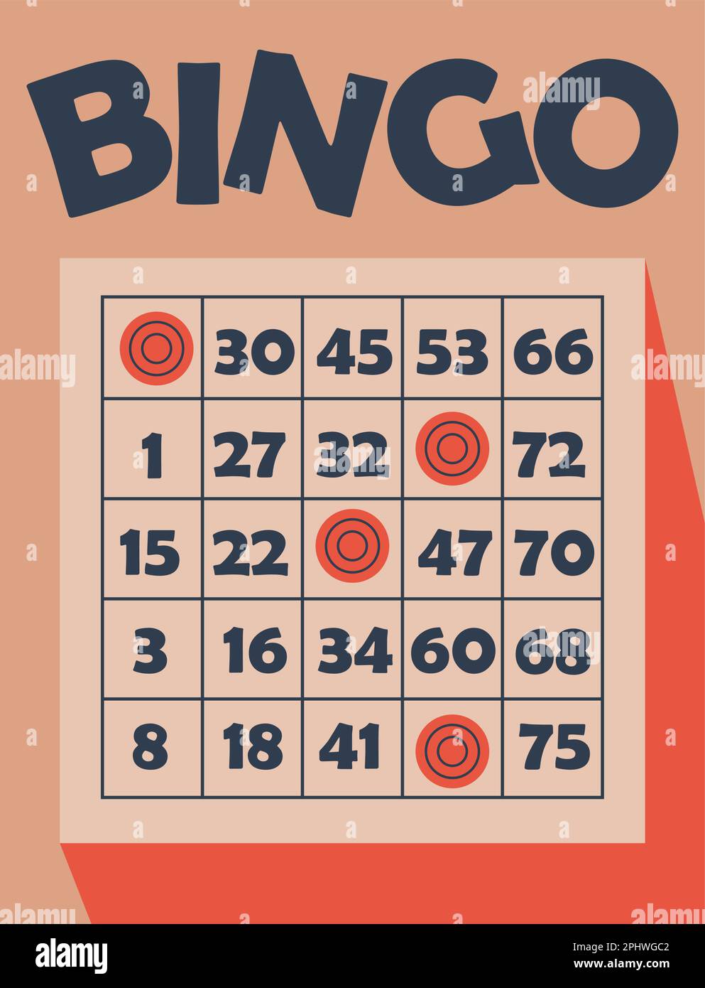 bingo game card Stock Vector Image & Art Alamy