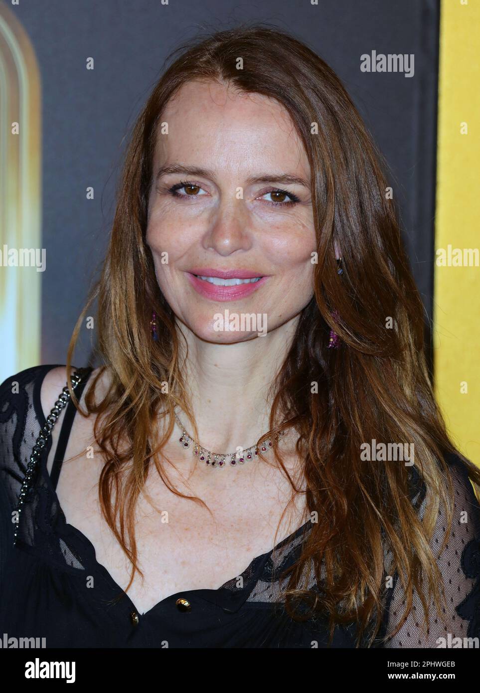 Los Angeles, USA. 29th Mar, 2023. Saffron Burrows arrives at The World