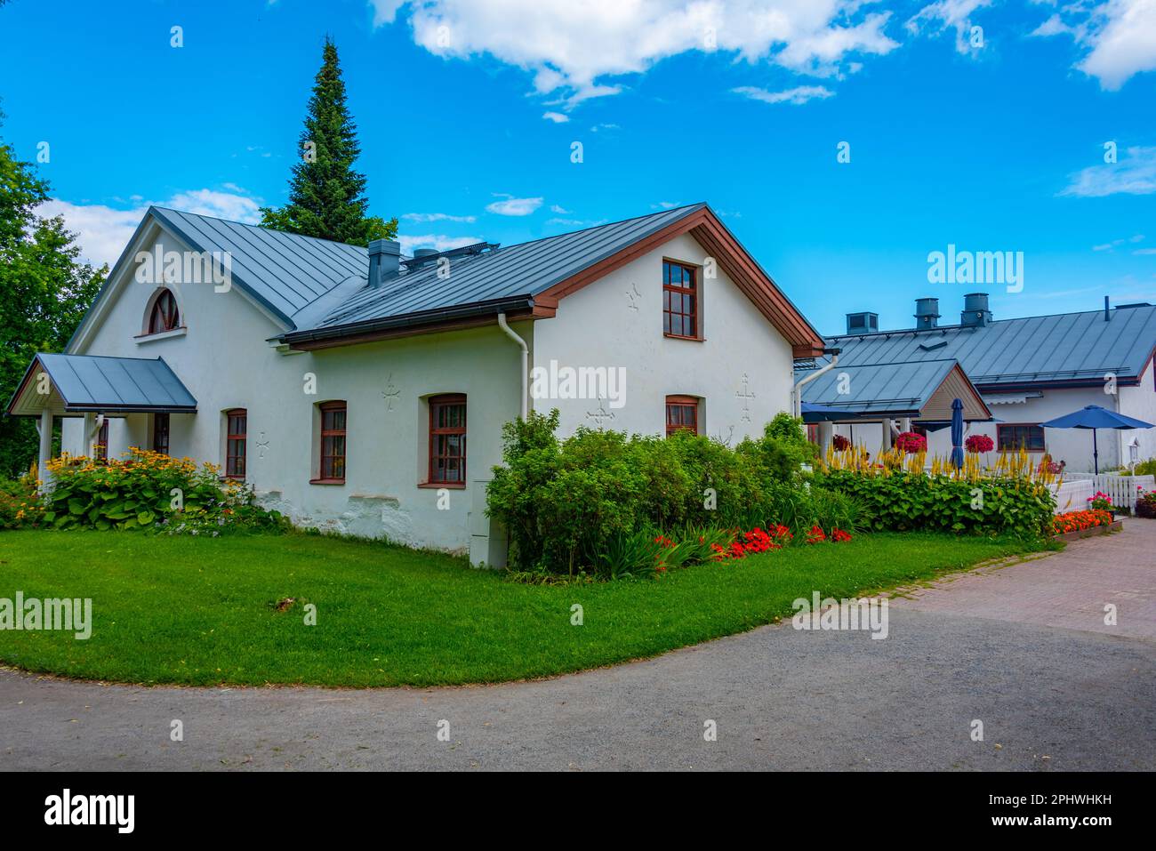 View of Valamo monastery in Finland. Stock Photo