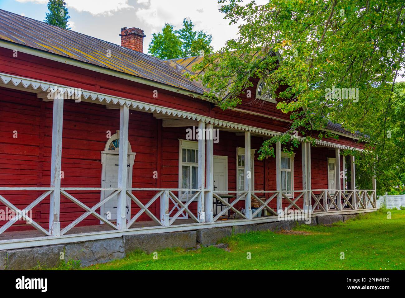 View of Valamo monastery in Finland. Stock Photo