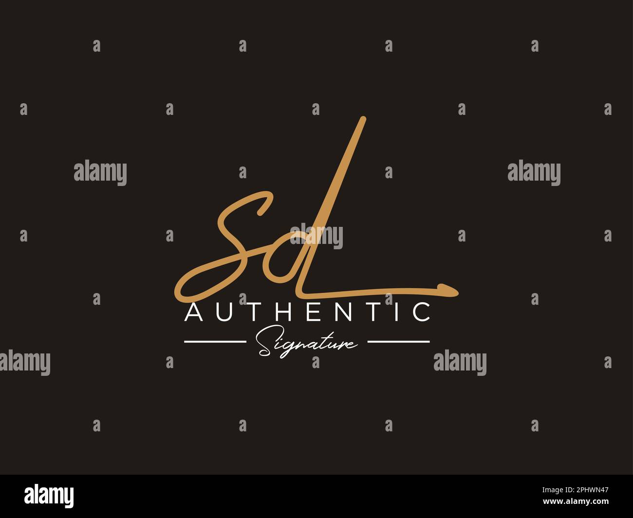 Letter SD Signature Logo Template Vector Stock Vector Image & Art Alamy