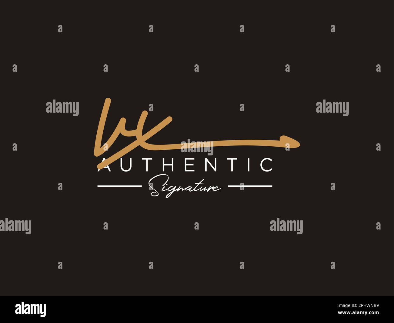 Letter VX Signature Logo Template Vector Stock Vector Image & Art - Alamy