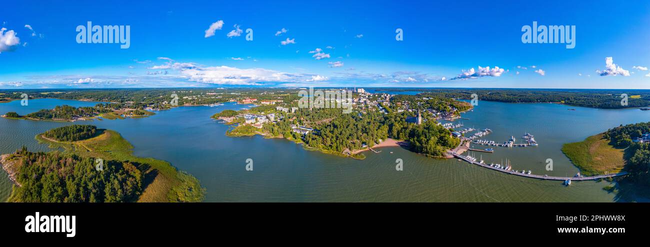 Naantali Panorama view of Finnish town Naantali Stock Photo - Alamy