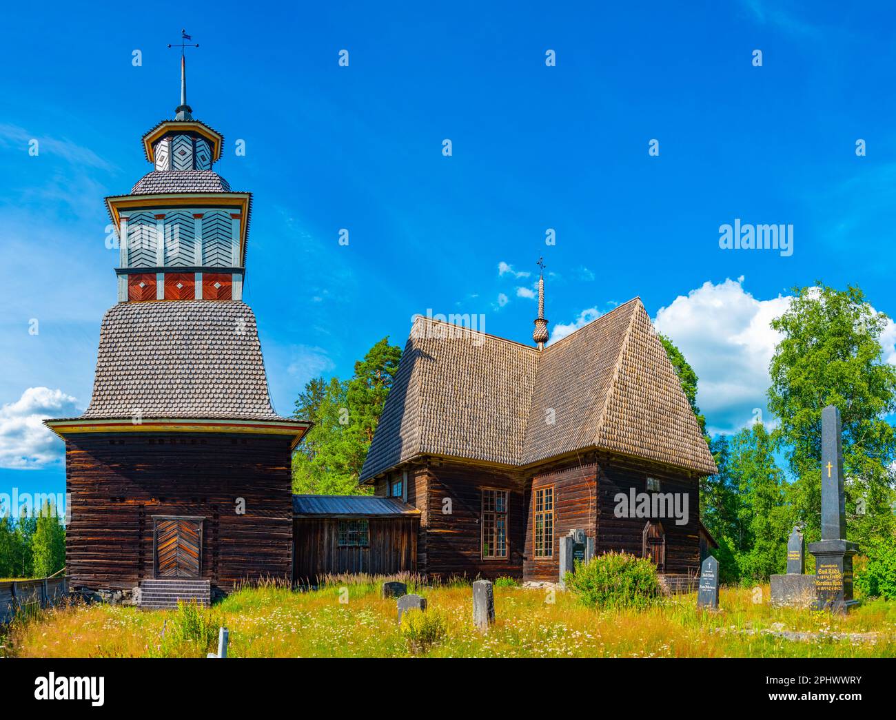 The Old Church of Petäjävesi in Finland Stock Photo Alamy