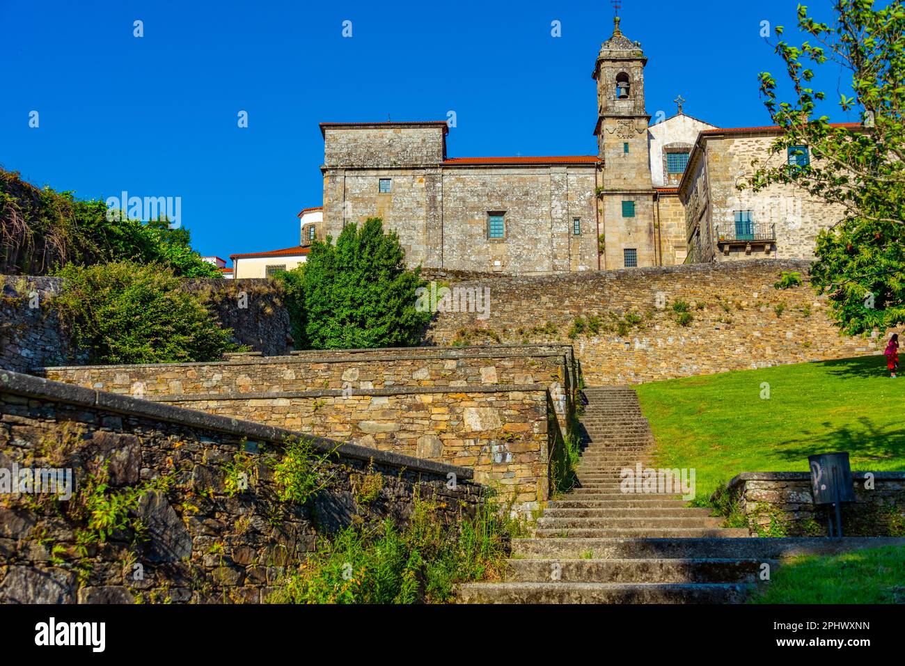 Convento de BelvГs at Santiago de Compostela in Spain. Stock Photo