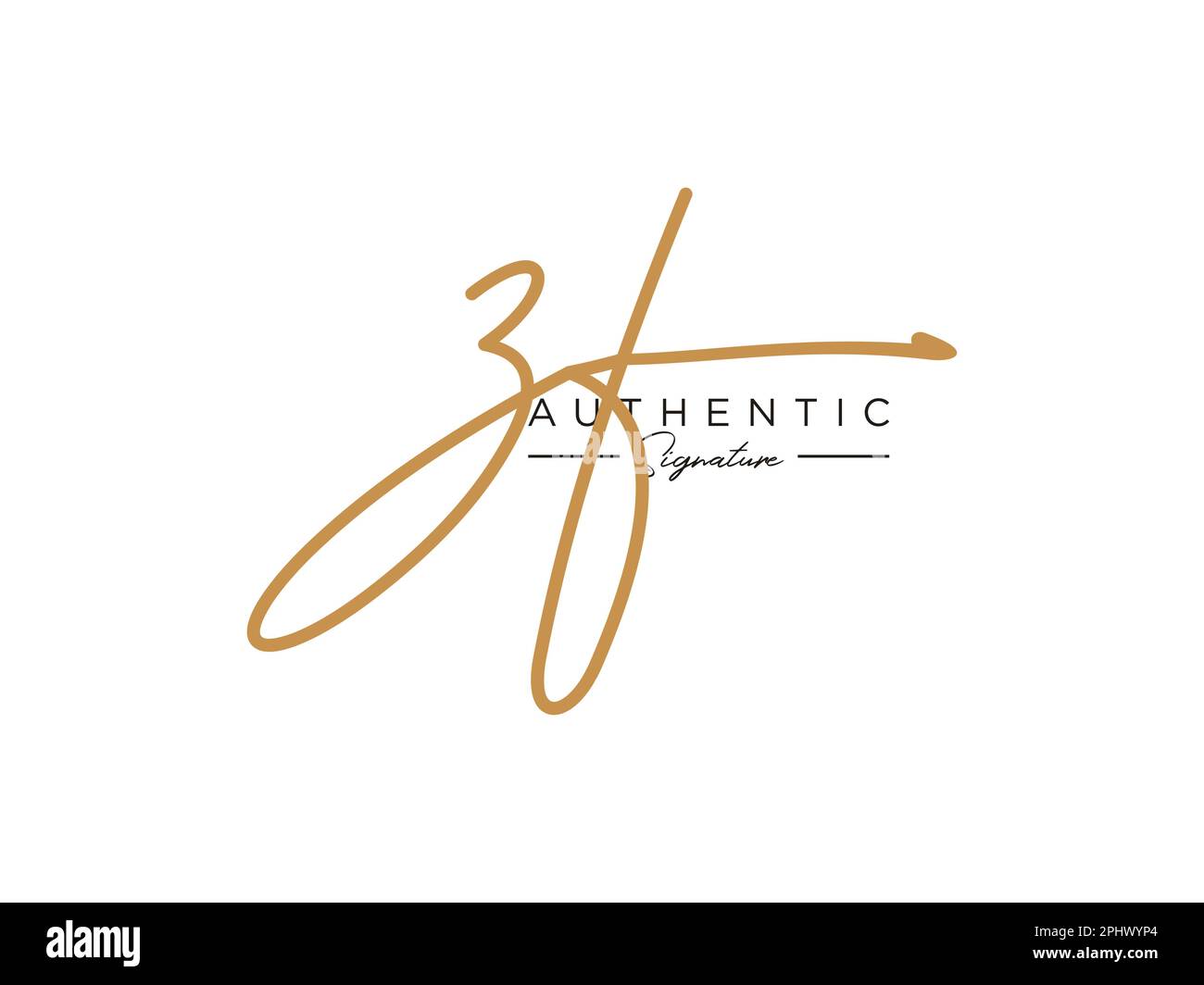 Letter ZF Signature Logo Template Vector Stock Vector Image & Art Alamy