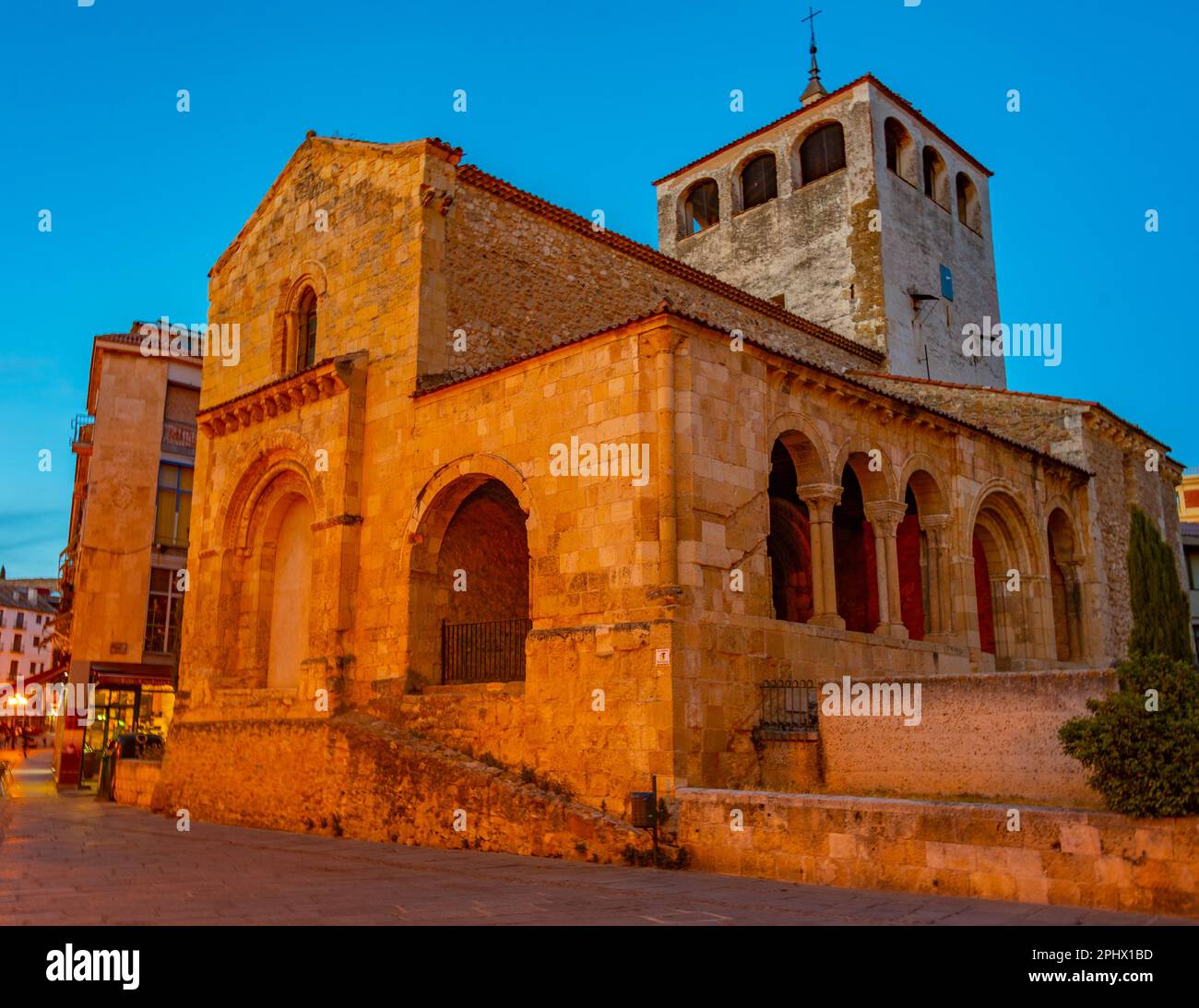 Church of San Clemente in Spanish town Segovia Stock Photo Alamy