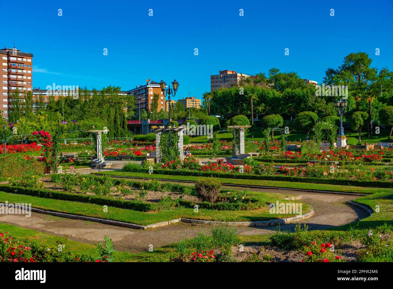 Parque de las Moreras in Spanish town Valladolid Stock Photo Alamy