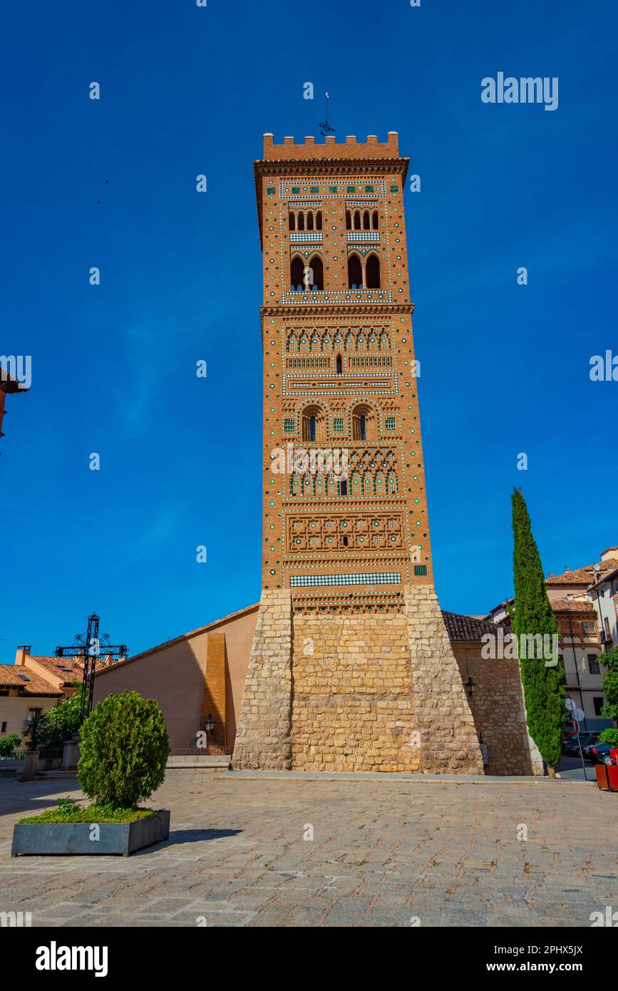 Torre de San Martin in Spanish town Teruel Stock Photo Alamy