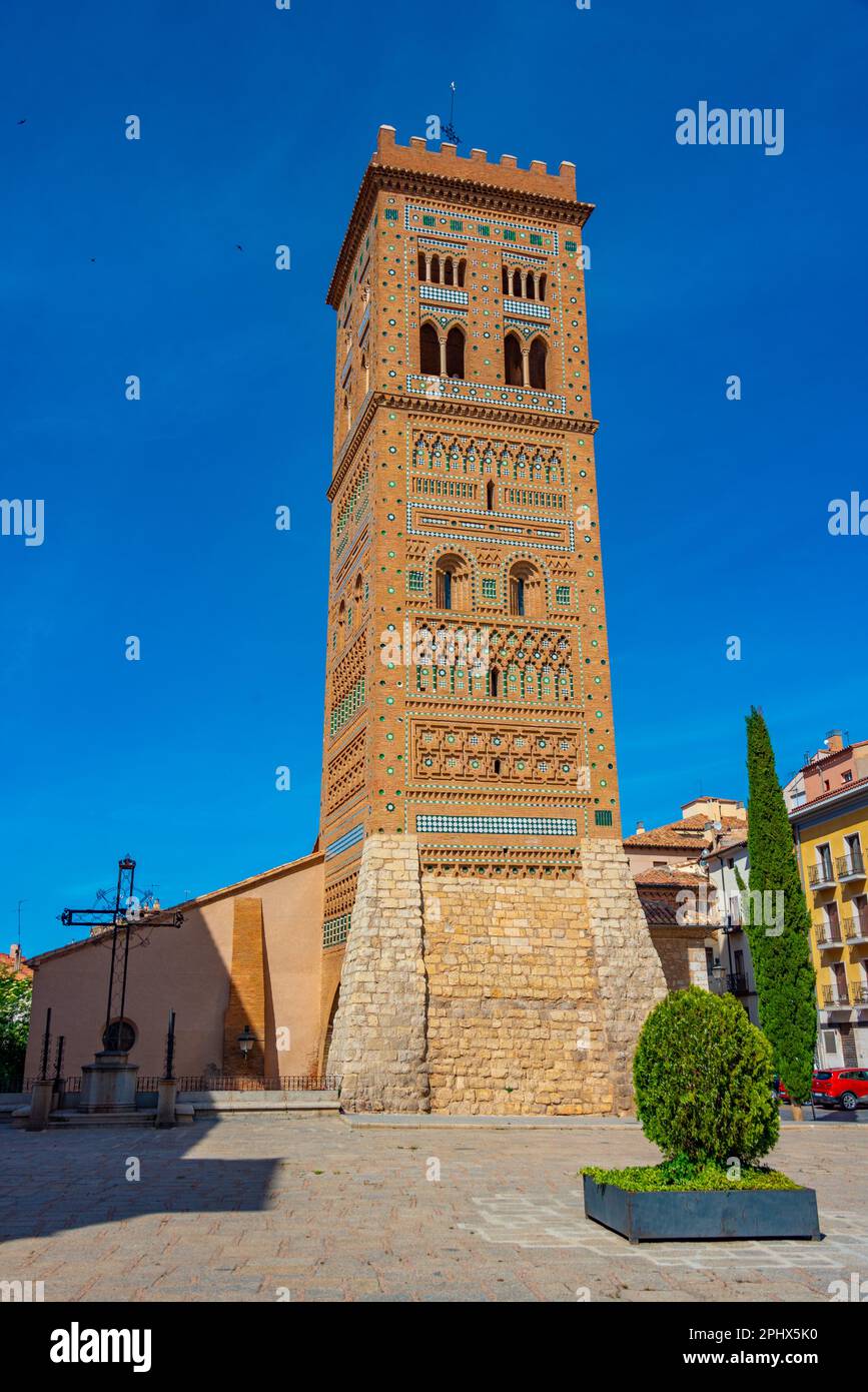 Torre de San Martin in Spanish town Teruel Stock Photo Alamy