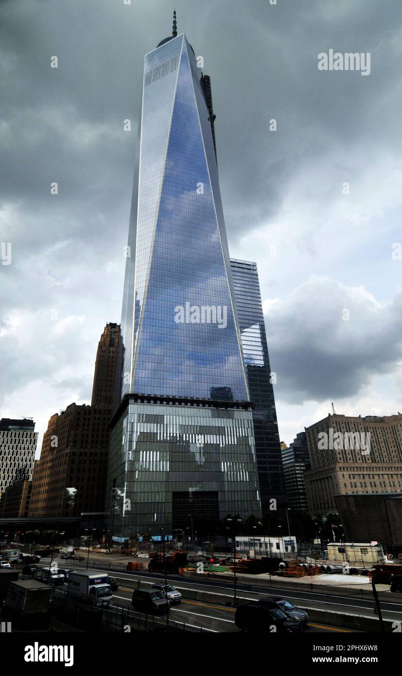 A view of the new WTC complex in downtown Manhattan, New York City, NY ...