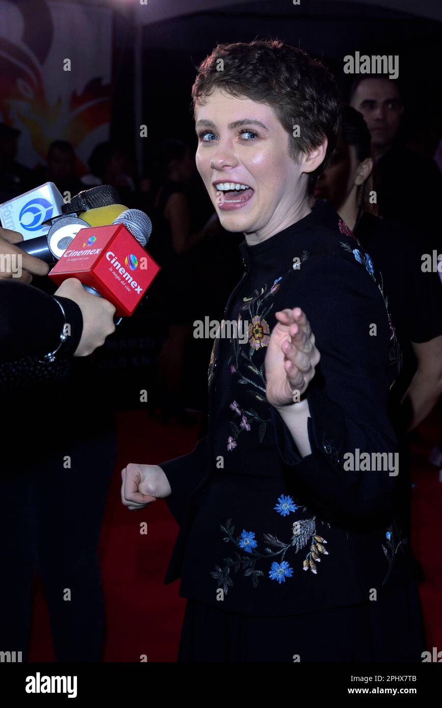 Mexico City, Mexico. 29th Mar, 2023. American actress Sophia Lillis attends ''˜the Dungeons and Dragons: Honor Among Thieves' film premiere at Cinepolis Plaza Universidad . on March 29, 2023 in Mexico City, Mexico. (Credit Image: © Jorge Gonzalez/eyepix via ZUMA Press Wire) EDITORIAL USAGE ONLY! Not for Commercial USAGE! Stock Photo