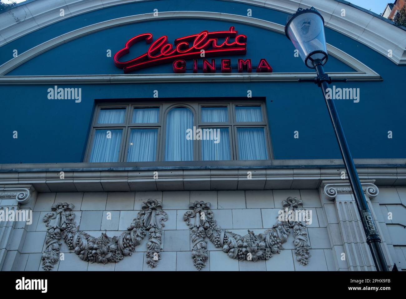 London January 2023 Electric Cinema on Portobello Road in Notting