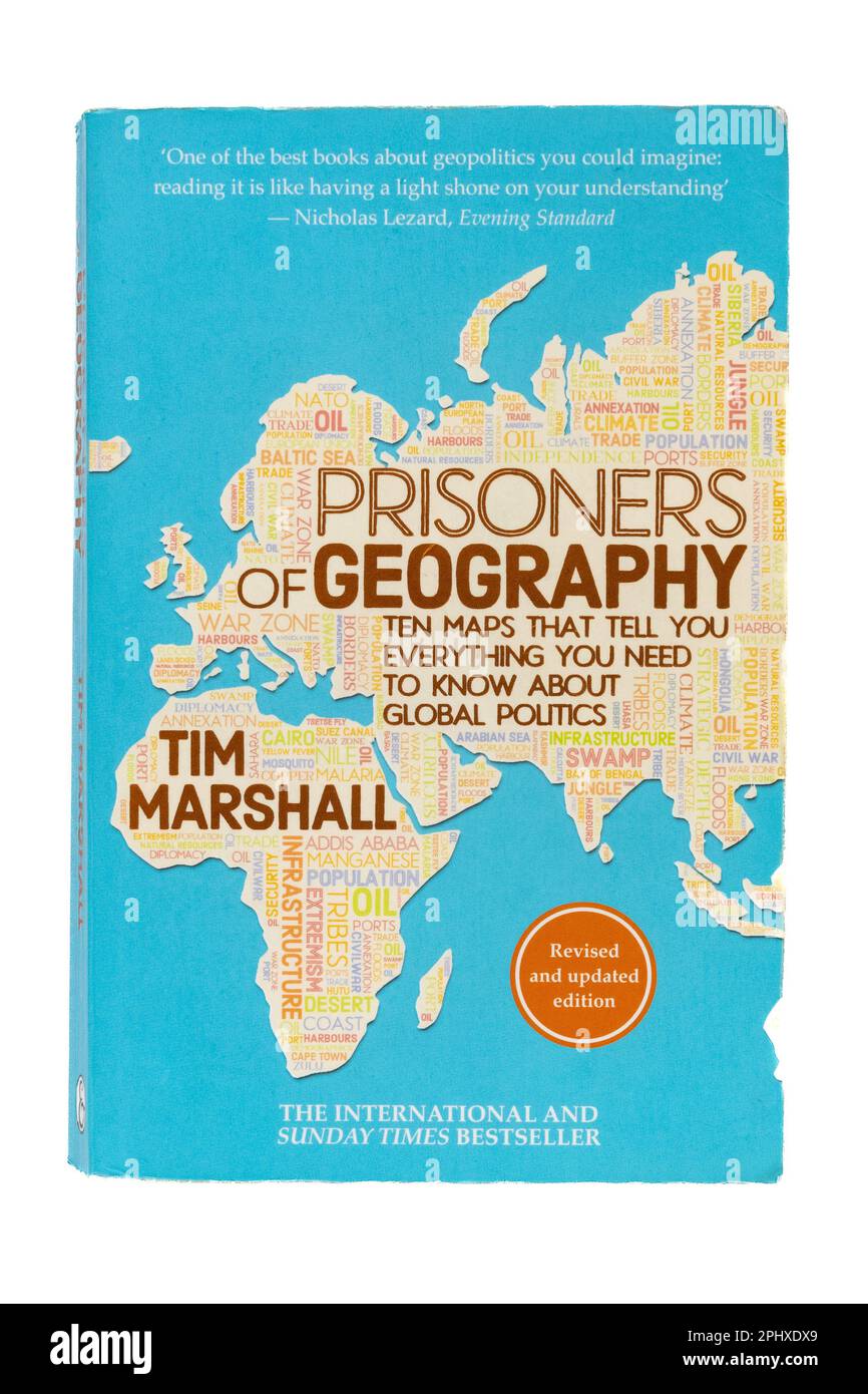 Prisoners of Geography book by Tim Marshall Stock Photo