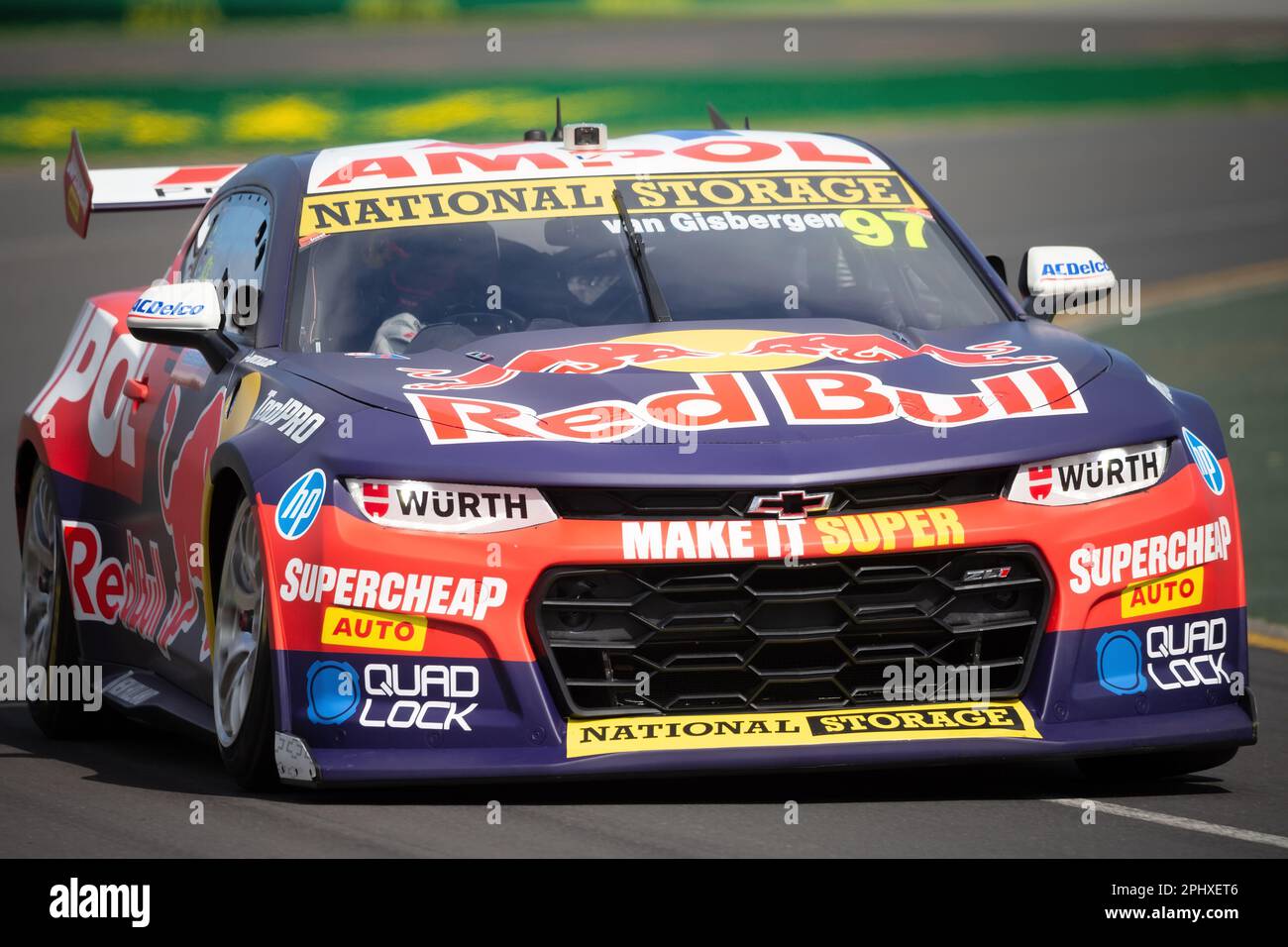 Melbourne, Australia, 30 March, 2023. Shane van Gisbergen (97) driving for Triple Eight Race Engineering during The Australian Formula One Grand Prix on March 30, 2023, at The Melbourne Grand Prix Circuit in Albert Park, Australia. Credit: Dave Hewison/Speed Media/Alamy Live News Stock Photo