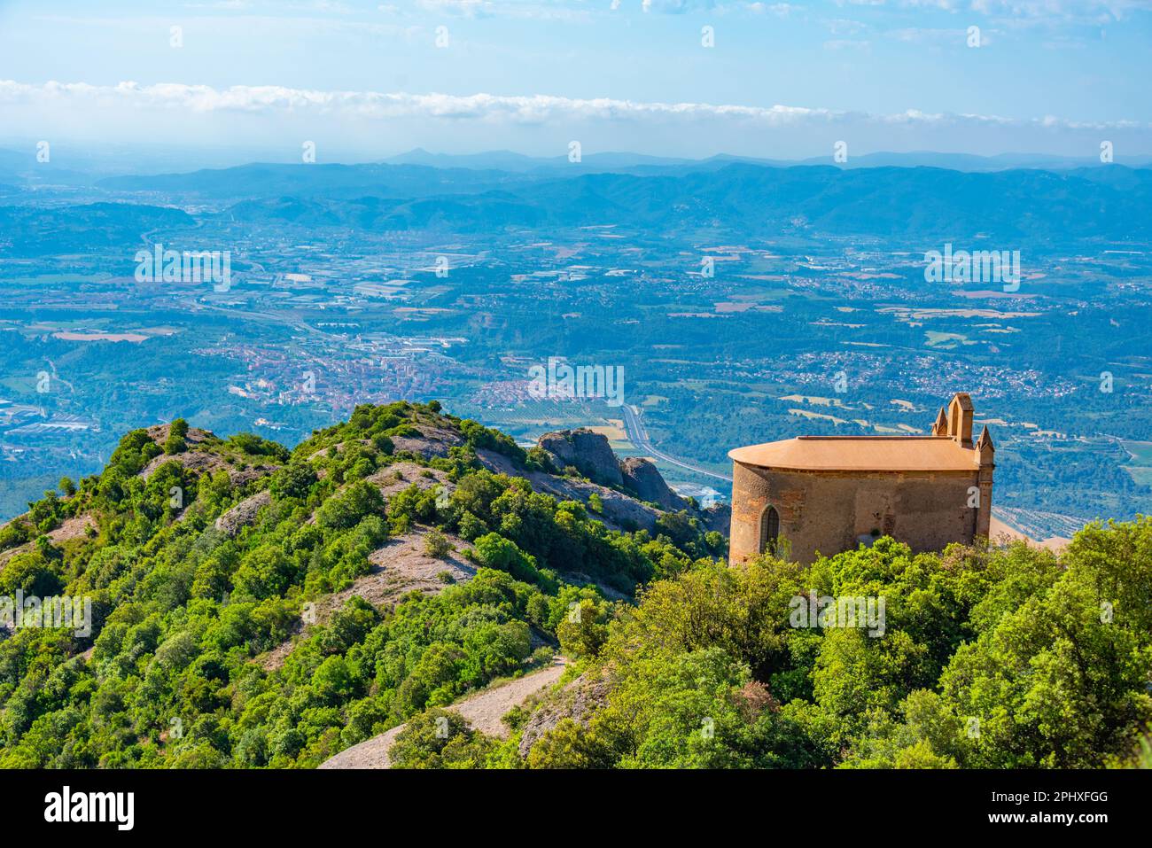 Ermita de Sant Joan at Montserrat mountain in Spain Stock Photo - Alamy
