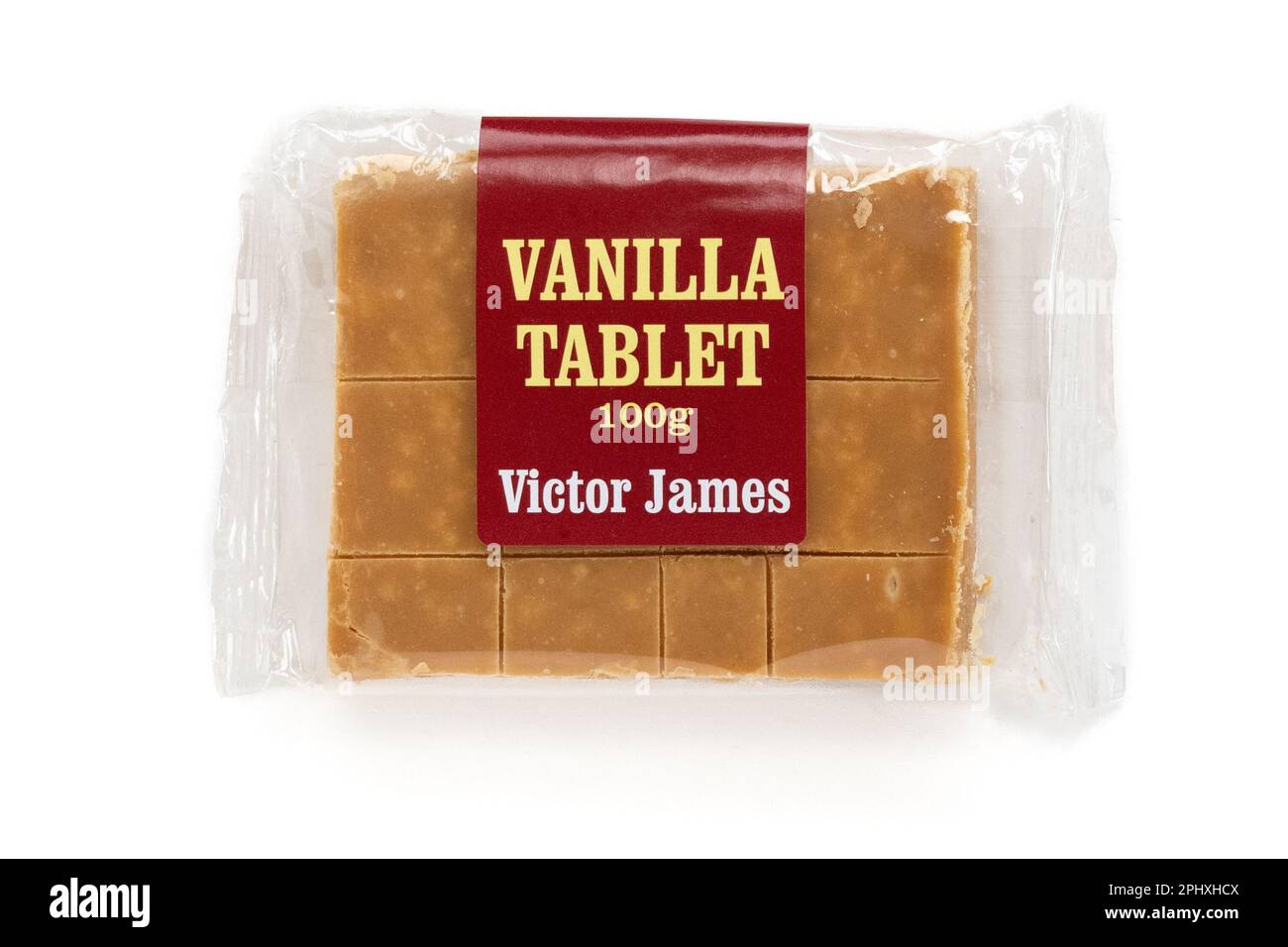 Scottish tablet Vanilla tablet by Victor James Stock Photo Alamy