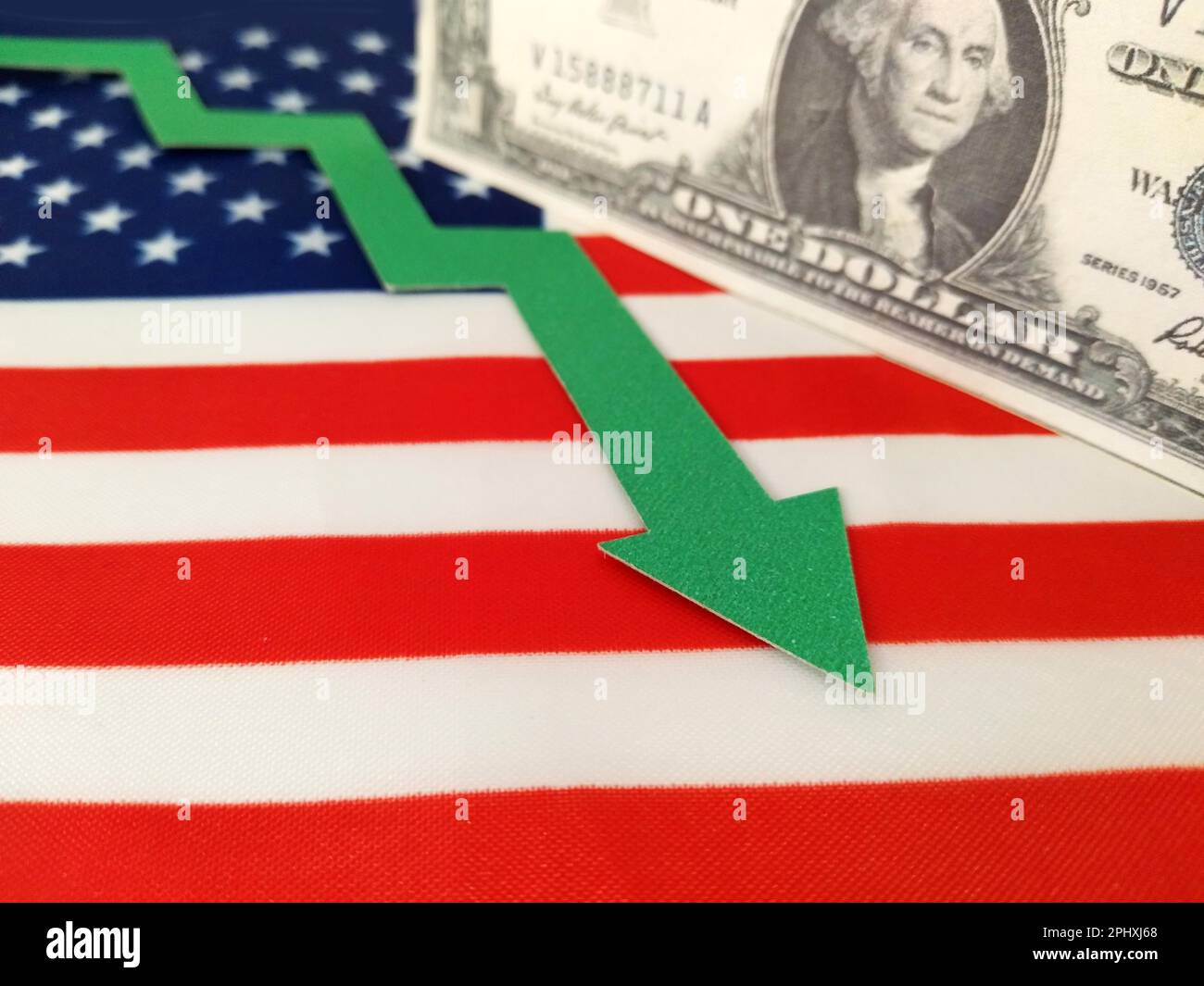 SUQIAN, CHINA - MARCH 30, 2023 - Illustration: US dollar currency, Suqian city, Jiangsu province, China, March 30, 2023. Brazil has reached an agreeme Stock Photo