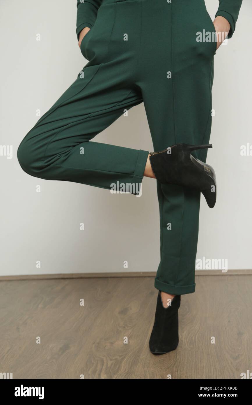 Cigarette trousers fashion hi-res stock photography and images - Alamy
