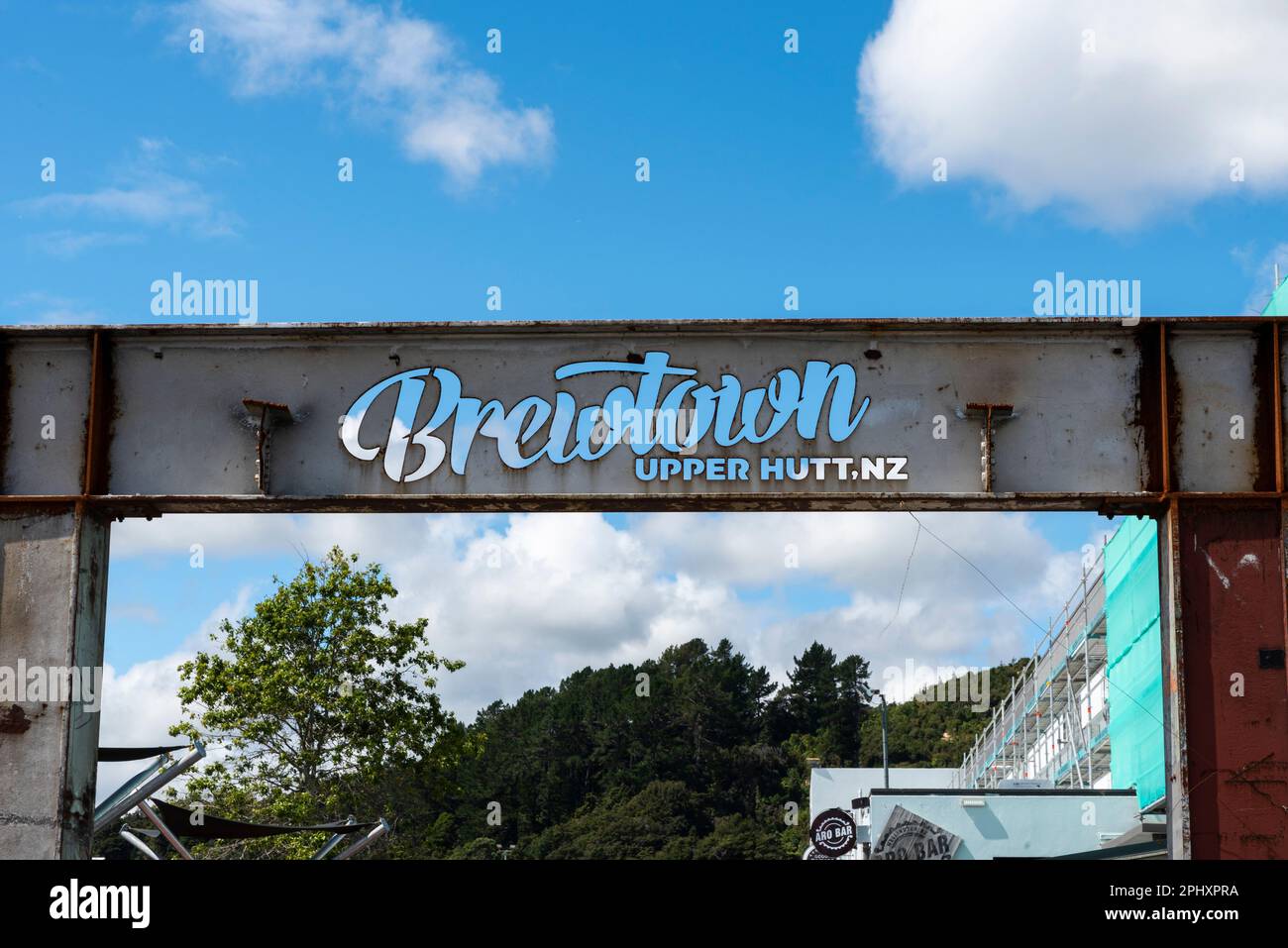 Brewtown in Upper Hutt, New Zealand, a visitor attraction with numerous craft beer breweries and
