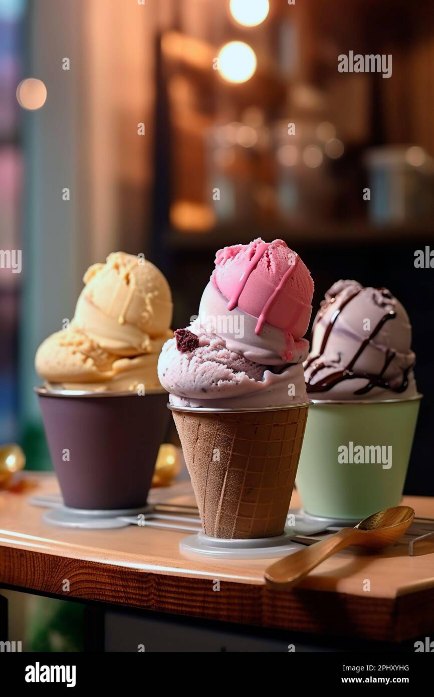 Ice cream parlor interior hires stock photography and images Alamy
