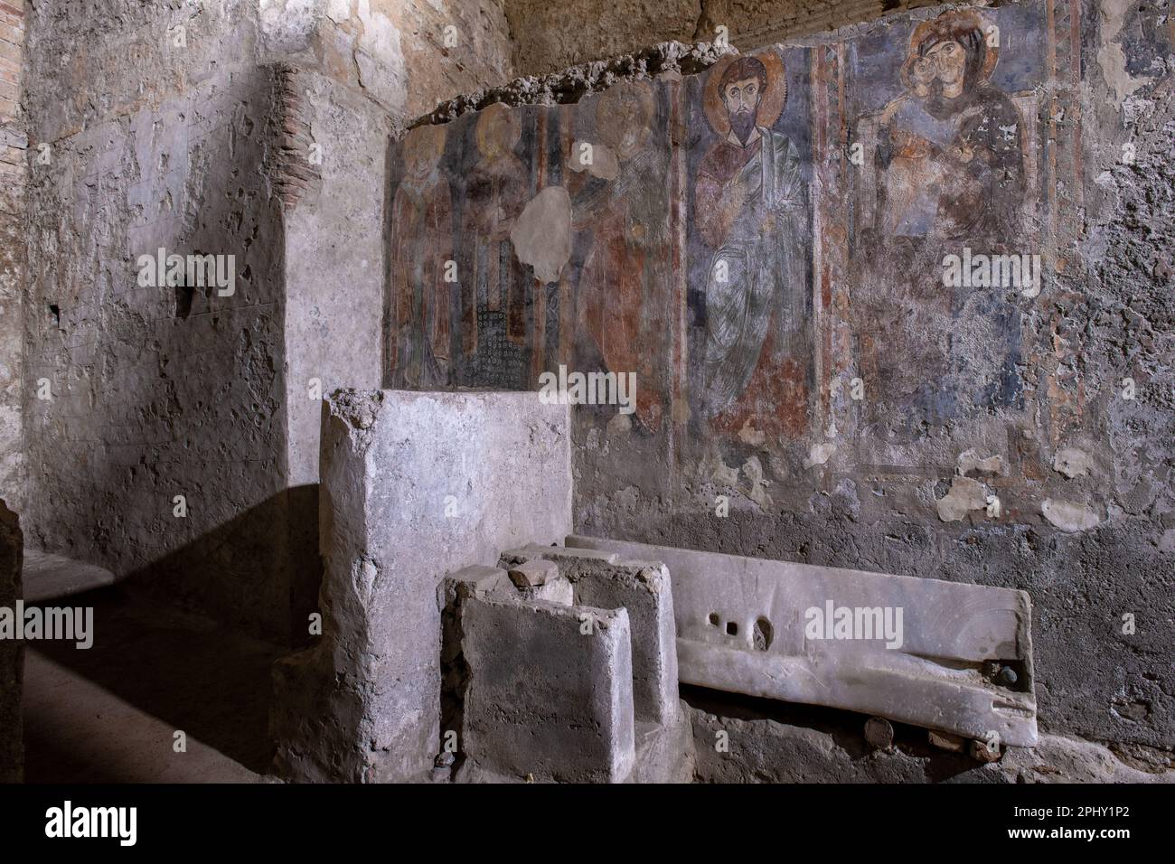 Complesso monumentale di San Pietro a Corte, Salerno, Campania Stock